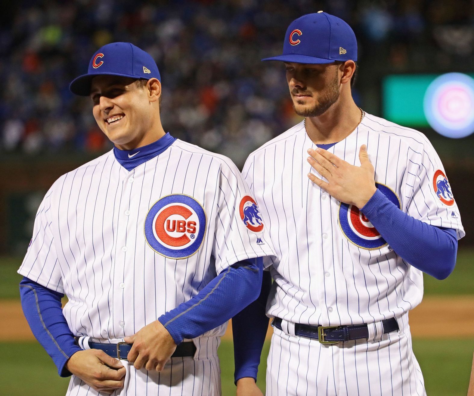 Anthony Rizzo and Kris Bryant